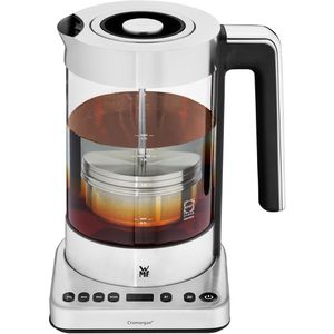 WMF Teemaschine Lono, 3000 Watt, 1,7 Liter, Edelstahl & Glas, 4 Programme, absenkbares Teesieb