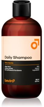 Beviro Daily Shampoo Ultra Gentle champô para homem com aloé vera Ultra Gentle 250 ml. Daily Shampoo Ultra Gentle