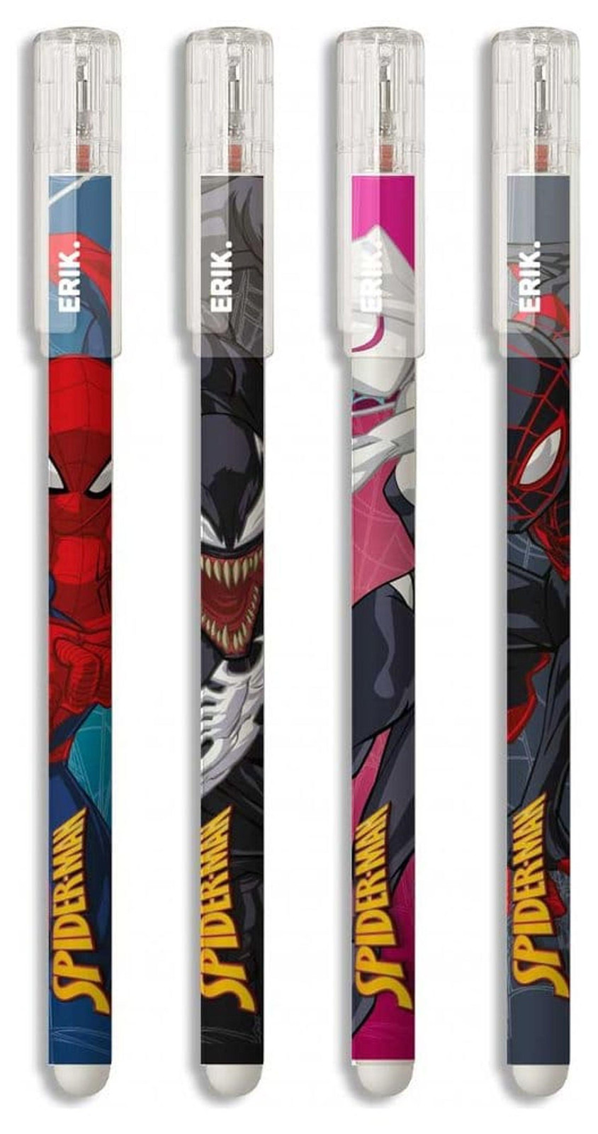Grupo Erik Spider-Man uitwisbare stiften, set van 4