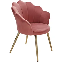 WOHNLING Esszimmerstuhl Tulpe WL6.284 rosa