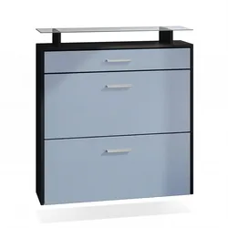 SCHUHSCHRANK Malea Front in Denim