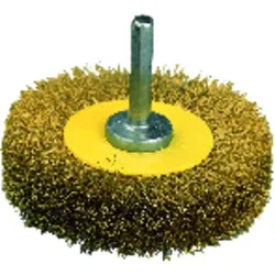 Rundbürste Messing gewellt 50x6mm