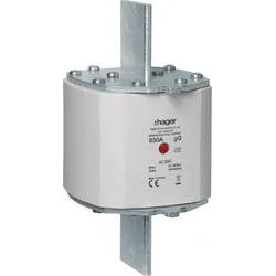 Hager LNH40630M NH-Sicherungseinsatz NH4a gG 500V 630A Mitten-Melder Lasche spannungsführend