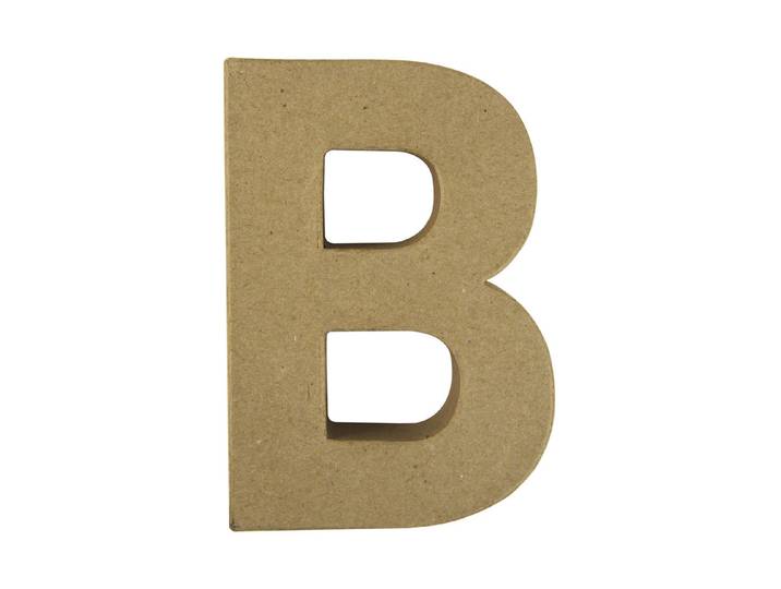 Rayher Pappmaché-Buchstabe B 15 × 10.5 × 3 cm