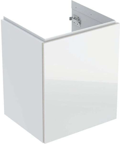 Geberit Acanto Waschtischunterschrank 500608012 44,6x53,4x37,6 cm, Glas weiß - weiß hochglanz