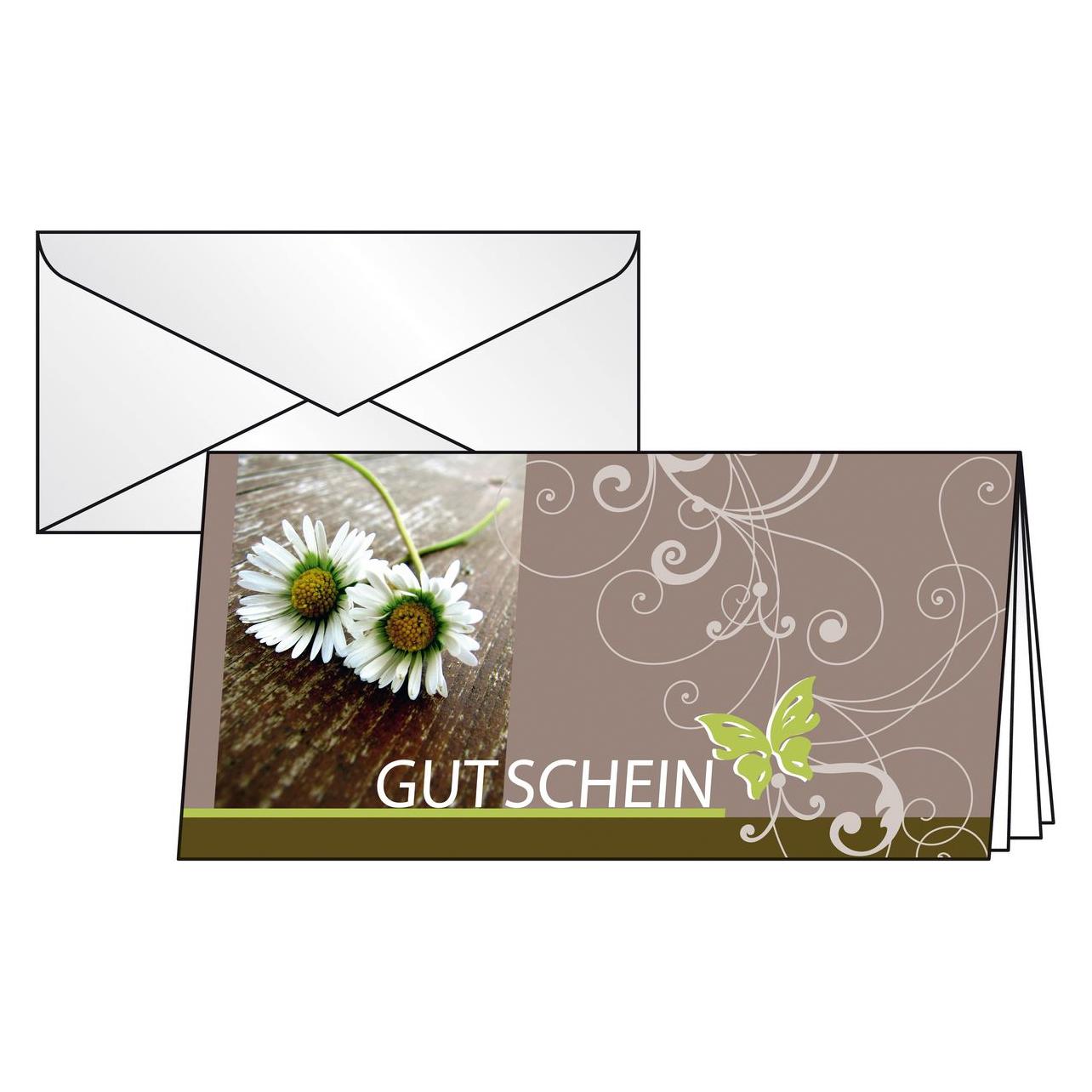Sigel 10 Gutscheine Favorite DIN lang (10 Stk.) (DC402)