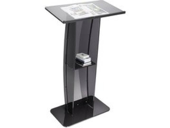 VEVOR Stehpult Rednerpult 685 x 330 x 1198 mm, Podium-Ständer mit Breiter Lesefläche und Aufbewahrungsregal, Stehschreibtisch für Kirche, Büro, Schule, Schwarzes Podium 30 kg Tragfähigkeit