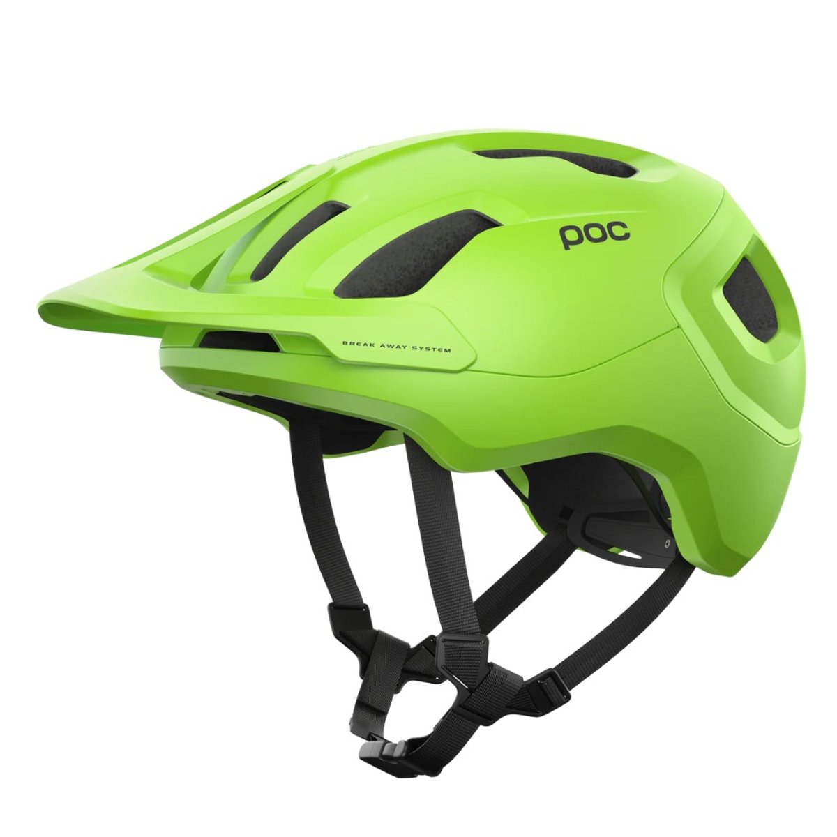 Capacete POC Axion verde mate, Tamanho M Unisex