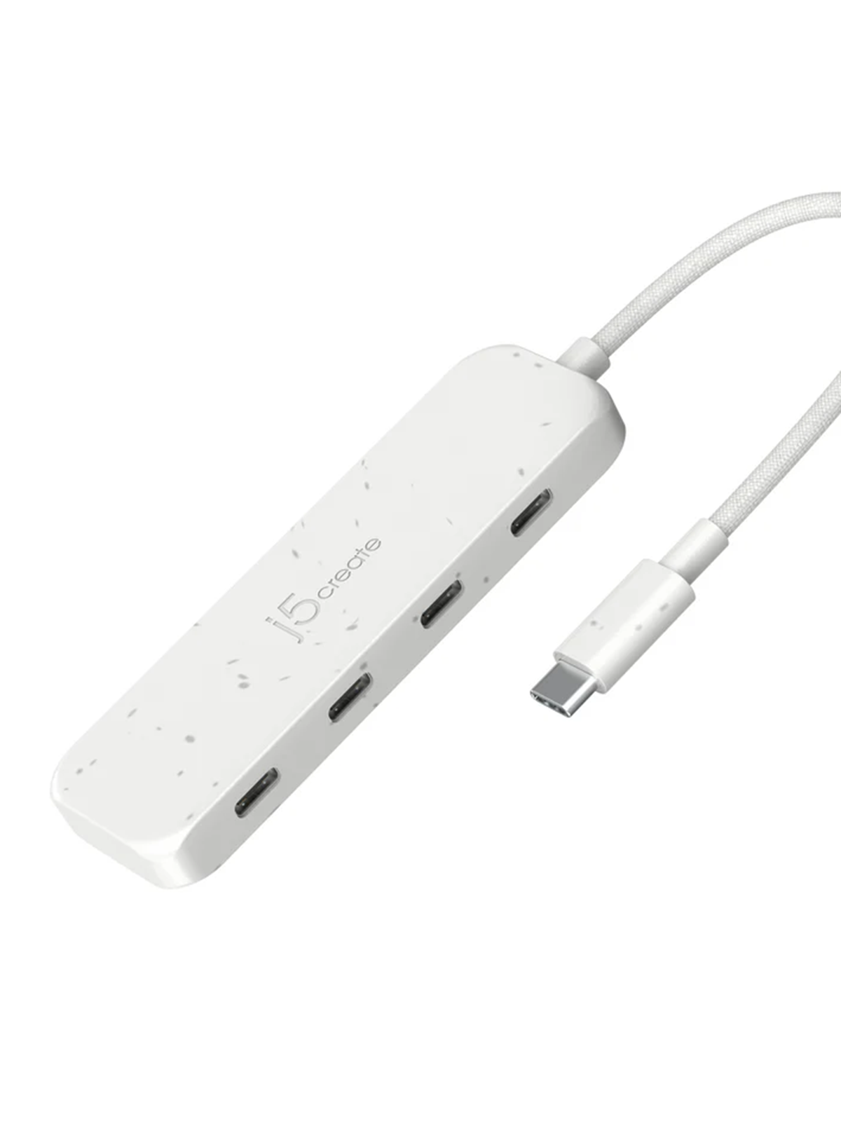 j5create 4-Port USB-C Type-C Hub USB-Hubs - 4 - Weiß