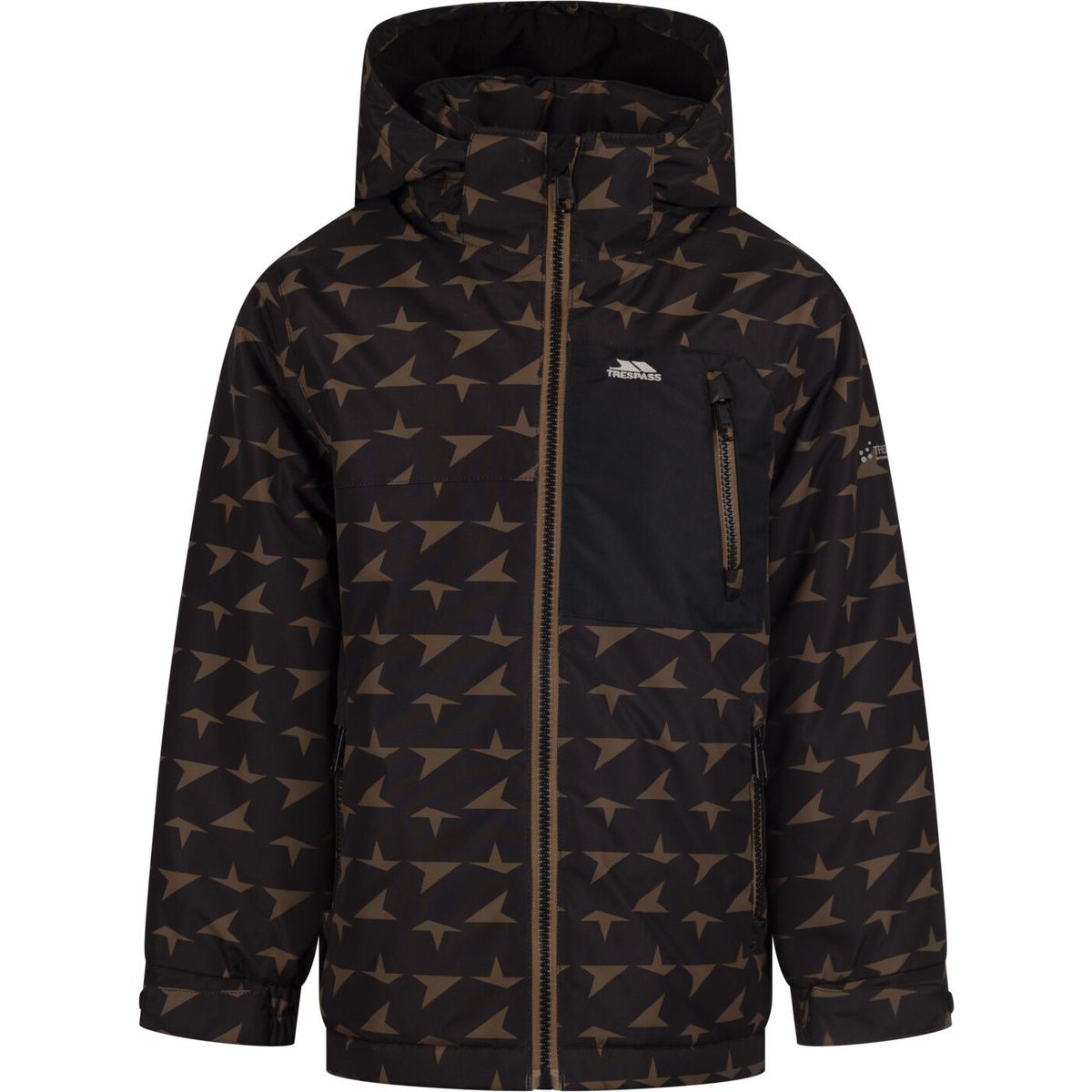 Trespass Belbay - Male Rain Jacket black (BLK) 10 MCJKRATR0050_BLK_10