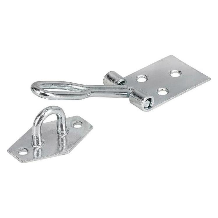 Vormann Drahtüberfalle Länge 80 mm Breite 22 mm Stahl blau verzinkt mit Ösenplatte (000080080Z)