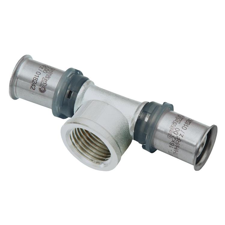 Multitubo Metall-Press-T-Stück G2 (T-Verbindung) (G225046)