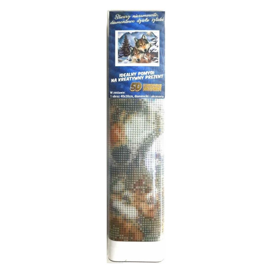 Norimpex Diamond Gemälde Wolf Familie 30x40cm (1005263)