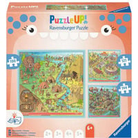 Puzzle UP! Geschichte - Steinzeit, Altes Rom, Mittelalter 100, 121 und 144 Teile