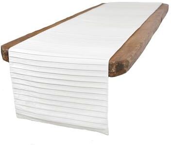 Manor Luxe Moonbeam Contracted Table Runner, 15 by 70-Inch, Gold