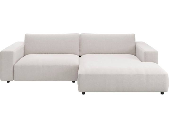Ecksofa MUSTERRING MR LUCIA, Charakterstarker Lounge-Komfort von Musterring , weiß, B:296cm H:81cm T:190cm, 100% Polyester, Sofas, Ecksofa, XXL-Longchair, erstklassige Kammerkissen & zeitloser Look