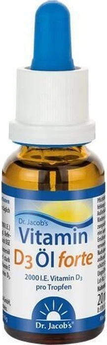 Vitamin D3 ÖL forte 2000 I.e. hochdos.Dr.Jacob's 20 ml Tropfen zum Einnehmen