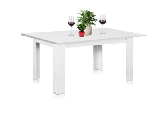 Shally Dogan Ausziehbarer Esstisch, Weiß, von 0 x 70 cm auf 50 x 70 cm, modernes Design, platzsparend, gut für Esszimmer, Wohnzimmer oder Küche, Möbelstück (Eichenweiß)