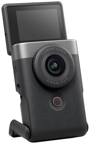 Canon PowerShot V10 Vlogging Digitalkamera 15.2 Megapixel Schwarz Bildstabilisierung, Bluetooth, Integrierter Akku, Full HD Video