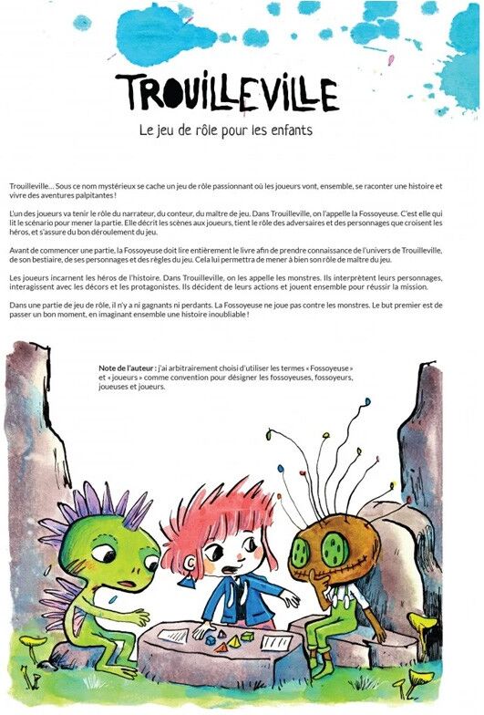 Makaka Editions Trouilleville - Livre 1 : La Silencieuse - Jeu de rôle pour enfants