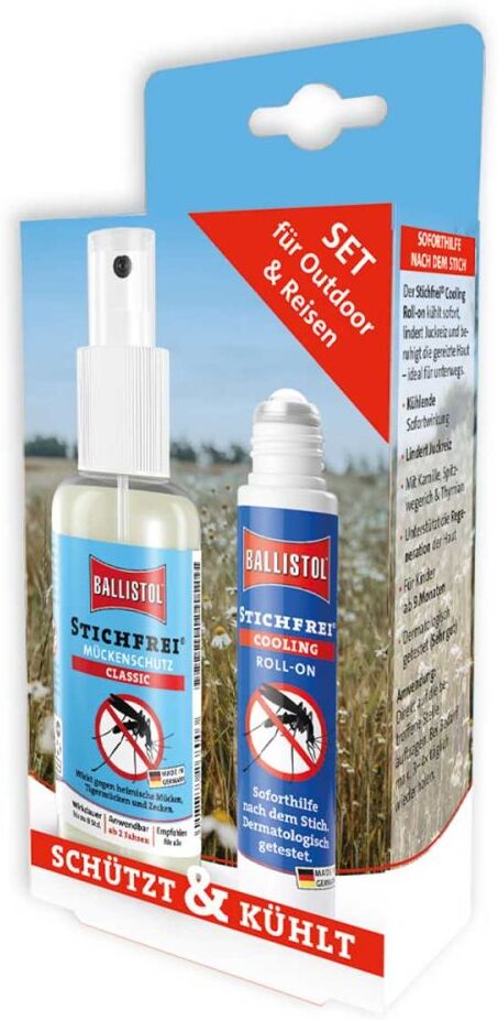 BALLISTOL Stichfrei Vor-/Nachsorgeset Pumpspray Cooling