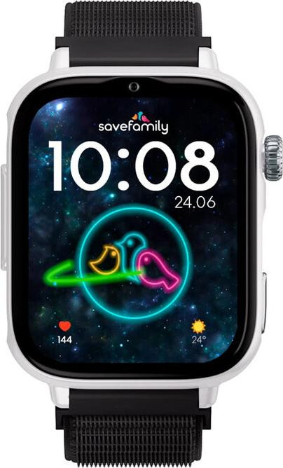 SaveFamily SaveWatch Plus 2 met AMOLED-touchscreen, 16 GB opslag en GPS, 4,7 cm