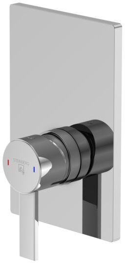 Steinberg Serie 120 Fertigmontageset 12022433 120 x 180 mm, für Wannenarmatur, chrom