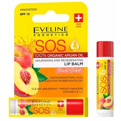 S.O.S. Nährender und revitalisierender Lippenbalsam – Pfirsich Sorbet