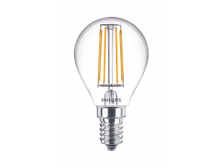 Philips Lampe P45 Klar E14 (4.3 W) LED-Lampe – LED/Leuchtmittel/Glühbirne