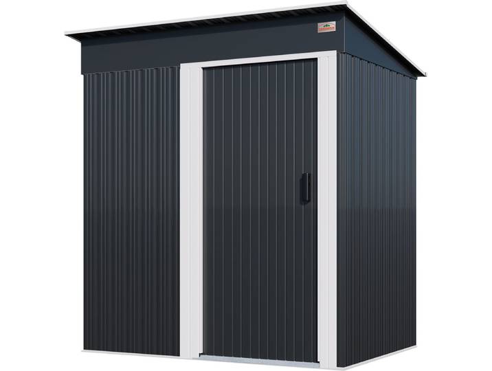 Gardebruk Tuinhuis - 185x165x90cm Schuifdeur – Antraciet
