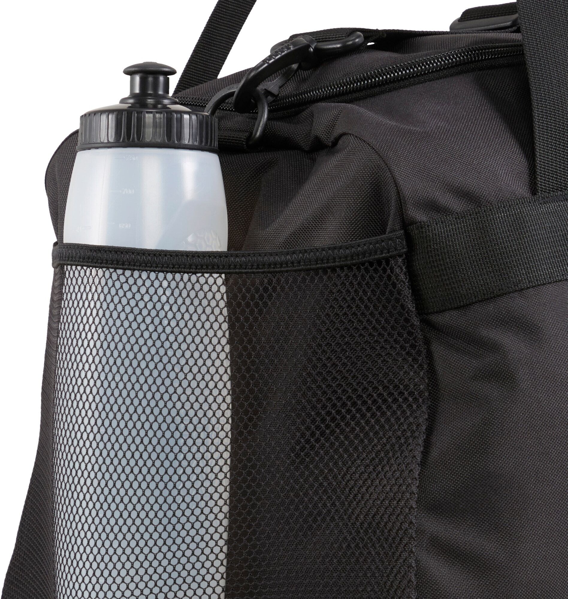 Sporttasche PUMA "CHALLENGER MEDIUM SPORTS BAG", Damen, Gr. B/H/T: 62cm x 31cm x 29cm, schwarz (puma schwarz), Netz, Polyester, unifarben, Taschen Sporttasche, sportlicher Stil, für Erwachsene, mit Schuh-Inlay puma schwarz B/H/T: 62cm x 31cm x 29cm