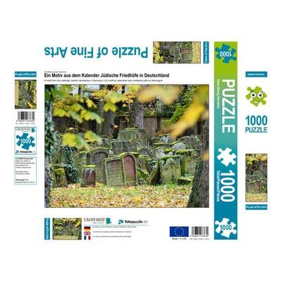 CALVENDO Puzzle Ein Motiv aus dem Kalender Jüdische Friedhöfe in Deutschland | 1000 Teile Lege-Größe 64x48cm Foto-Puzzle für glückliche Stunden