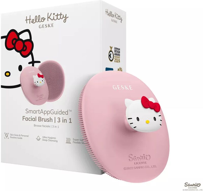GESKE - Facial Brush   3 in 1, 1 Stück, Rosa