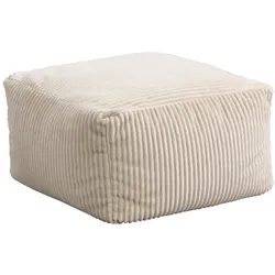 Home Deluxe Sitzsack Hocker COZY - Beige
