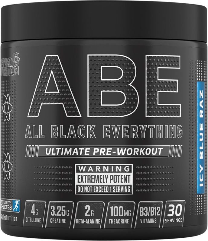 Applied Nutrition ABE Ultimate Pre-Workout Förderung der sportlichen Leistung Geschmack icy blue raz 315 g
