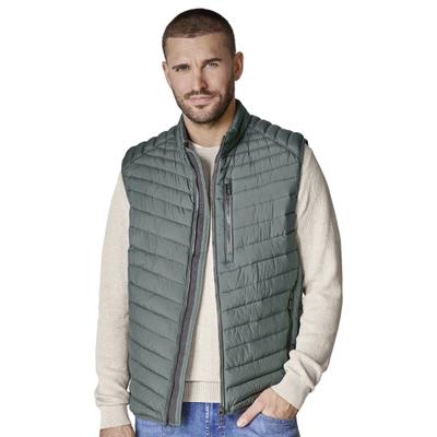 Steppweste CASAMODA "CASAMODA Steppweste uni", Herren, Gr. XXL, grün (kiefergrün), 100% Polyester, Westen Steppweste