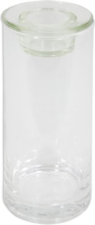 Glasgefäß, 21,5 cm, 9 cm Ø