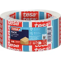 TESA 57807 - tesapack® Paketband, kristall-klar, 66 m x 50 mm