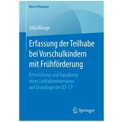 Erfassung der Teilhabe bei Vorschulkindern mit Frühförderung, Fachbücher von Julia Waage