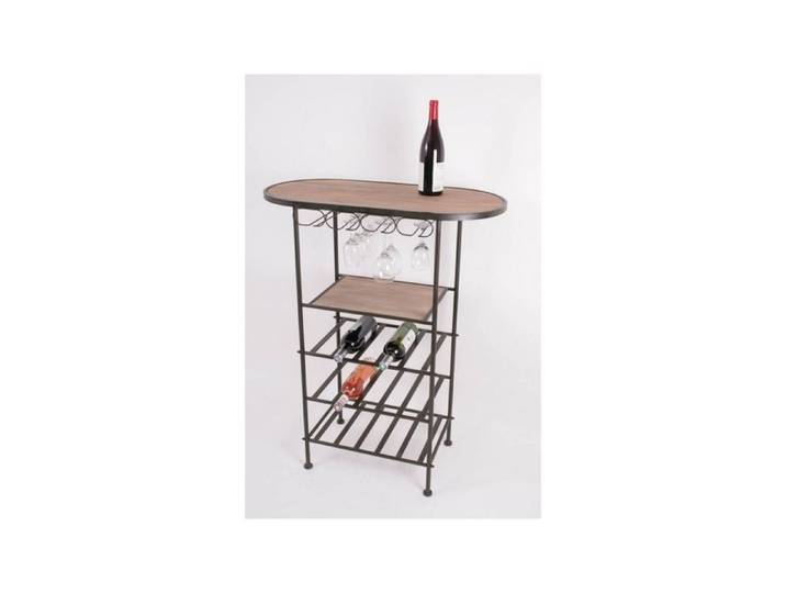 Meuble de cave casier 15 bouteilles + rack à verres