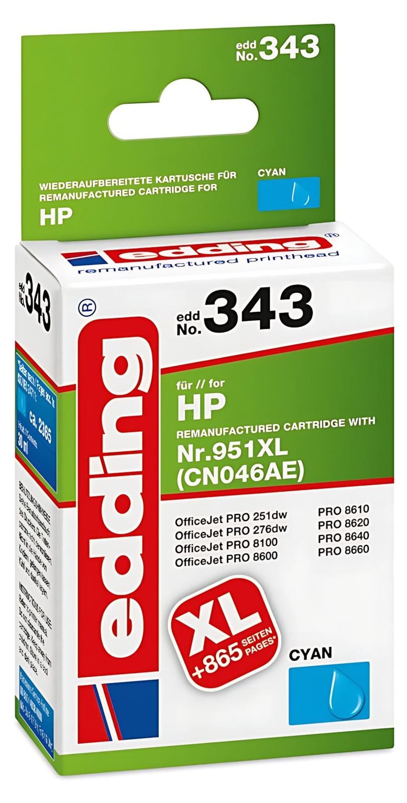 Edding Inktcartridge HP Nr.951xl 18-343
