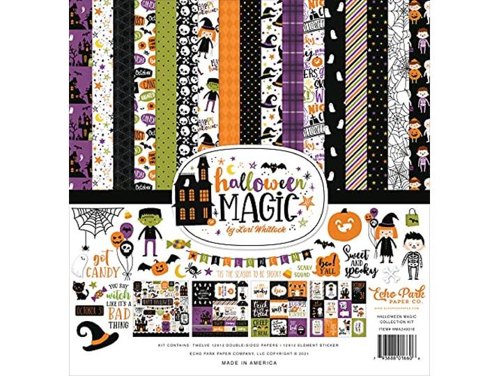 Echo Park Collection Kit 12 X12 -Halloween Magic -MA249016