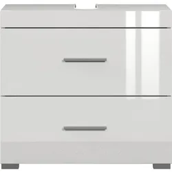 Ebuy24 AmandaMandoBea Waschbeckenunterschrank weiß Hochglanz, weiß.