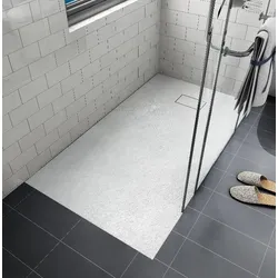 Neuesbad schneidbare SMC Duschwanne 80x80x2,6cm NBST8080W