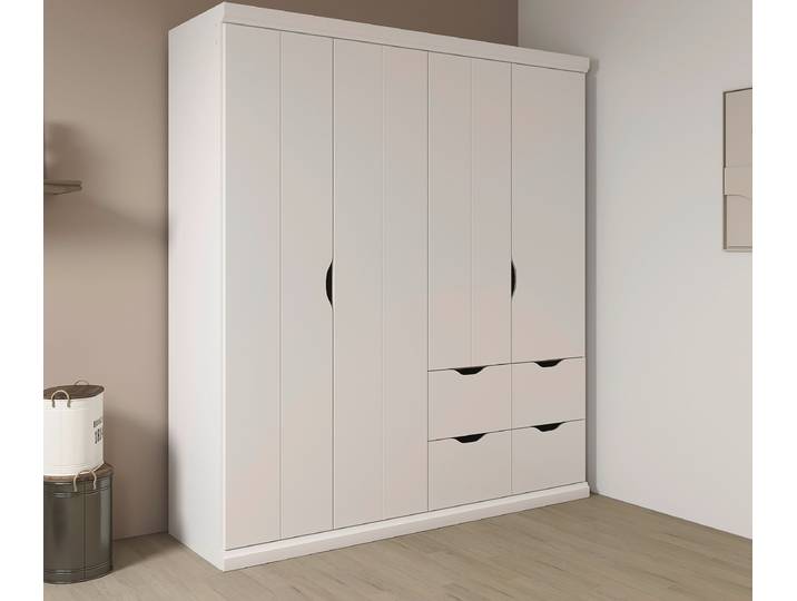 Armoire Frieda 181cm Blanc/Blanc alpin