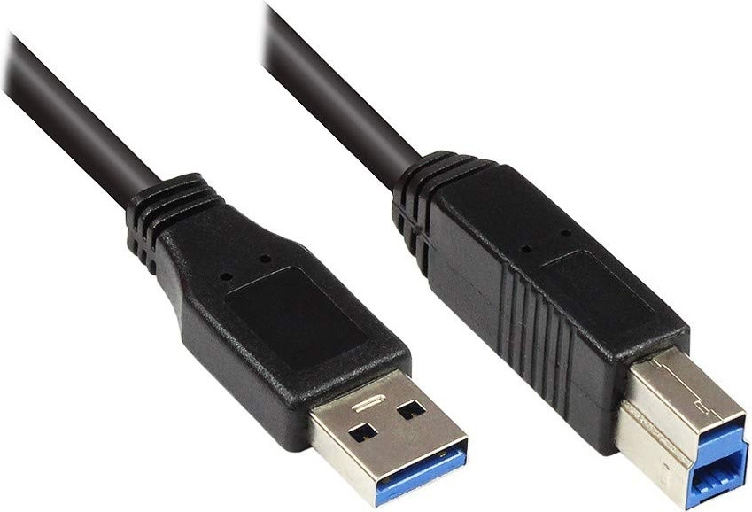 Good Connections USB3.0 Kabel A-B zwart 0,2m