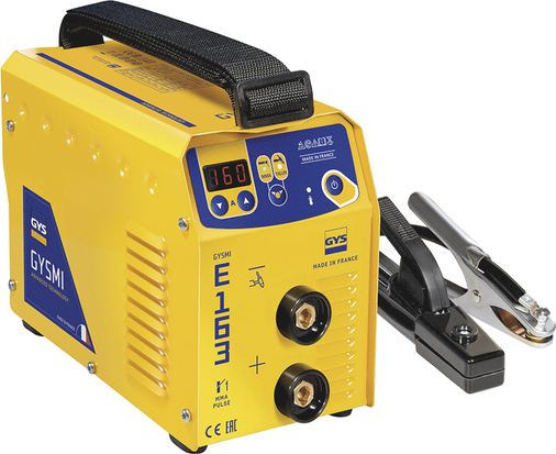 GYS Gysmi E163 - Saldatrice Inverter (MMA, TIG Lift) - Corrente continua (DC) - Valigetta