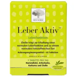 NEW NORDIC Leber Aktiv 60 St Tabletten