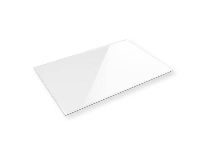 Euro Tische Glasplatte für Kaminofen und Tischplatte in 125x65cm Facettenschliff, Schutzplatte mit 6mm ESG Sicherheitsglas, Funkenschutzplatte, Glasboden für Kamin (Klarglas)