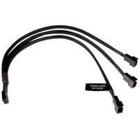 Y-Kabelsplitter 4-Pin auf 3x 4-Pin PWM, 30cm schwarz